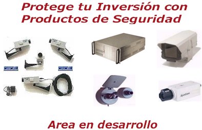 Productos de Seguridad, Cmaras, microfonos, Sistemas de Vigilancia Almbrica, Inhalmbrica, Oculta, Falsa, Remota, Va Internet, Almacenamiento de Eventos y ms !